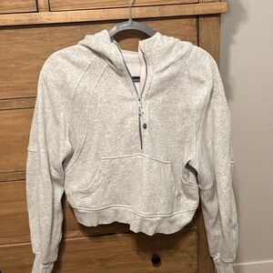 Lululemon cropped Half-Zip scuba